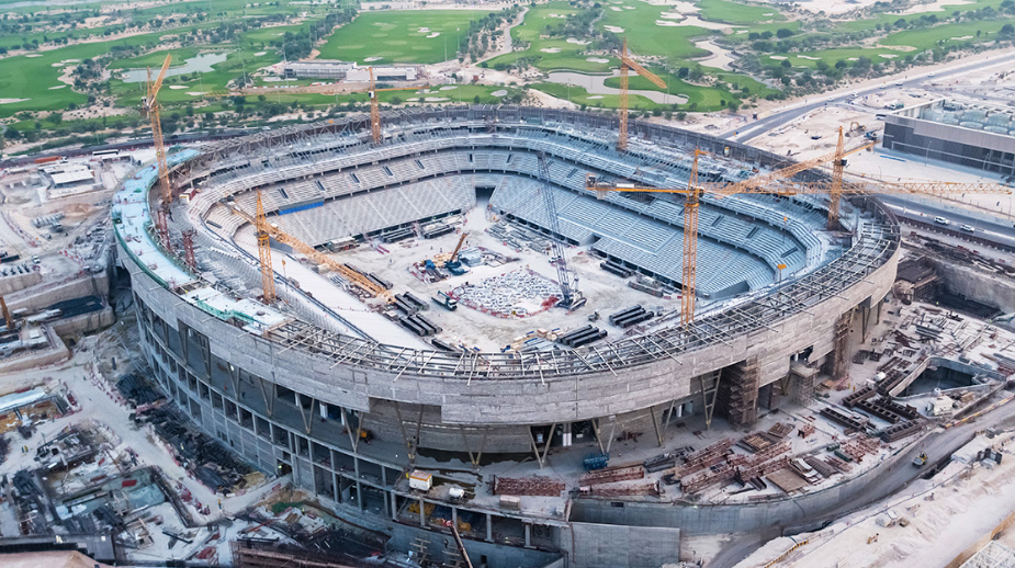 Qatar 2022 World Cup stadium progress shown in aerial pictures