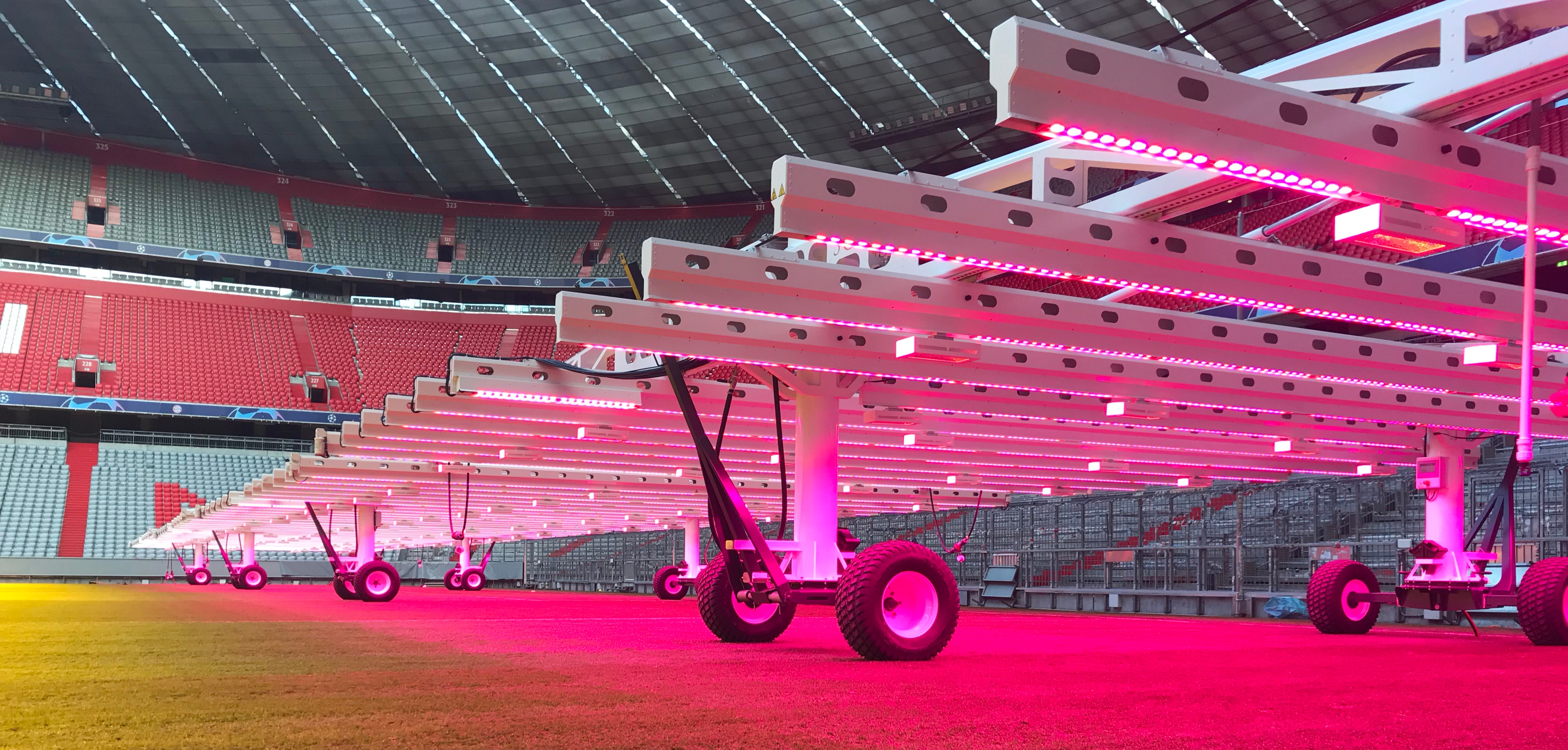 Allianz Arena LED lights