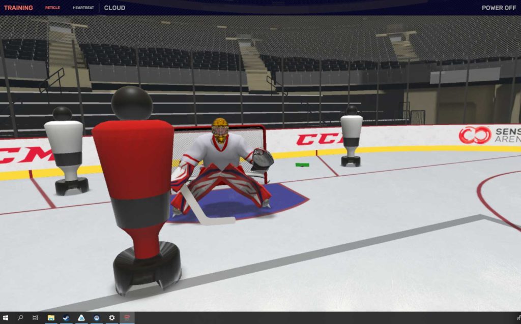 World’s first virtual-reality ice hockey training technology