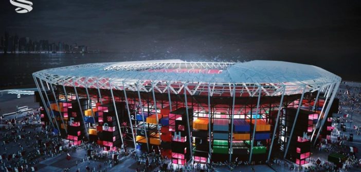 qatar world cup 2022 container stadium